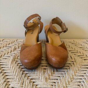 Korks chunky heel shoes